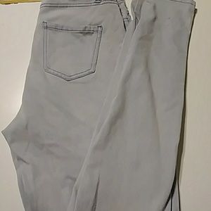 Light denim jeggings